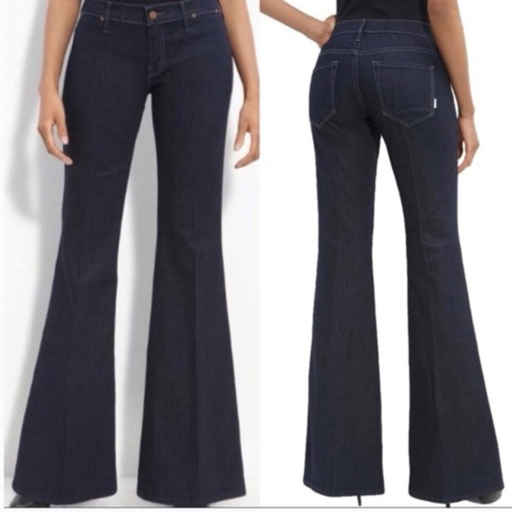 MOTHER The Curfew Bootcut Jeans in Deep Indigo